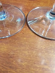 4 Vintage ORREFORS Cut Vertical PRELUDE Elegant Glass CORDIAL Sherry Wine Goblet