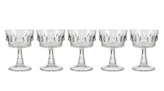 VINTAGE SET OF 8 – Cristal D’Arques-Durand DIAMANT-French Lead Crystal Champagne