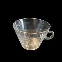 Vintage Fostoria Large Cloverleaf Tapered Punch Cup
