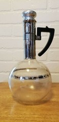 VINTAGE INLAND XXX HAND BLOWN COFFEE CARAFE