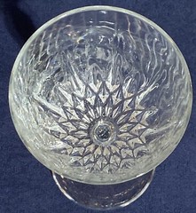 Cristal D’Arques-Durand – DIAMANT – Crystal WATER WINE GOBLETS – 6 3/4” – 9 Avl