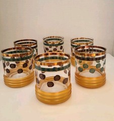 VTG Sankura Sango Cocktail Glasses Set Of 6 Designed By Sue Zipkin 1960