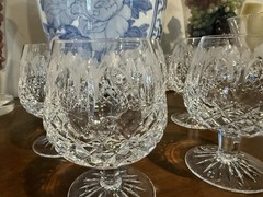 Rogaska Queen Crystal Cognac / Brandy Snifter 5 1/2″ Tall Set of 5 Fabulous Look