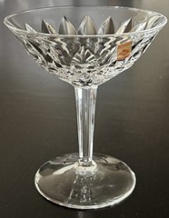 Vintage Champagne Sherbet Crystal Glass ROYAL LEERDAM HOLLAND CONTESS Label MINT