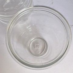 Mid Century Etched Swirl Clear Tumble Up Bedside Carafe w Replacement Glass