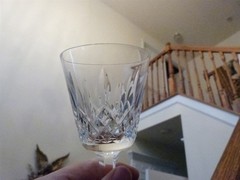 4 Waterford LISMORE Crystal CLARET WINE GLASSES 5 3/4″ 6 Oz. L1