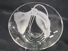 Dorothy Thorpe Floral Liqour Cocktail/Martini Glasses Set of 5