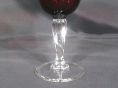 Cristal D’Arques-Durand Casual Settings Ruby Wine Glasses Set of 4