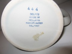 Delft Beer Stein 5 1/2″ Height #444 Made in Holland VGC