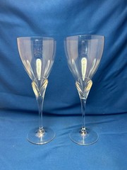 ROSENTHAL, CRYSTAL CALICE- SET OF TWO RED WINE GLASSES STUDIO-LINIE, GERMANY