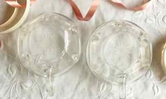 Punch Lunch Cup, Heisey Glass Co Newark Ohio, Antique Replace Item, 2 Available