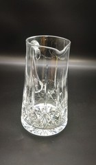 ATLANTIS LUCERNE CRYSTAL PITCHER 8 3/4” TALL. PORTUGAL