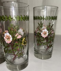 Set of 6 Portmeirion Botanic Garden Highball Glasses 16oz- Variety Of Designs