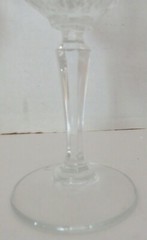 2 AMERICAN HERITAGE Crystal- Water Goblet -St. George -Clear- 8″-EUC