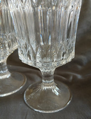 Fostoria Monarch Clear Water Goblets / Pair