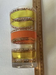 Set 6 Culver MCM Yellow/ Green Orange 22 Kt Band 7 Therma Jac Holders