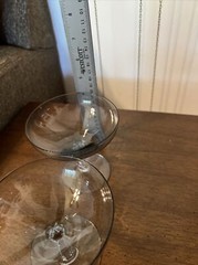 Vtg Fostoria “debutante” Set Of 4 Champagne Grey Body Crystal Foot Mint!