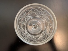 Vintage Hazel Atlas Gothic Sherbet Glass 1950’s Pressed Glass Approx 3.75″x3.5″