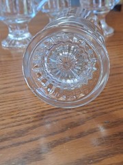 Princess House Etched Vintage Heritage Irish Coffee Mugs Glasses Set Of 12