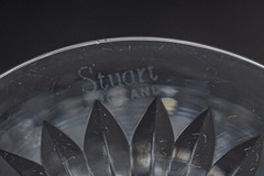 BASE CHIP Stuart Crystal Beaconsfield (Ball in Stem) Water Goblet Glass 4 7/8″