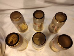 MCM Drinking Glasses Holly Set Of 6 Highball