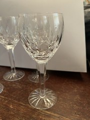 Waterford Ballymore Water Goblets -Set of 4 Discontinued Pattern Made In Ireland