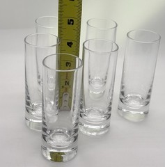 Vintage/Krosno Poland 7-piece vodka serving set/Crate & Barrel