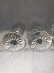 Waterford Comeragh 5 Elegant Champagne Crystal Flutes Vintage