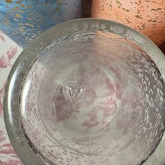 Vintage Federal Glass High Ball Splatter Speckled Textured Tom Collins Glasses 5