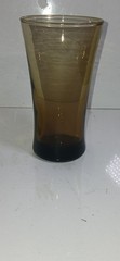 Anchor Hocking Linden Mocha smoky brown glass tumbler