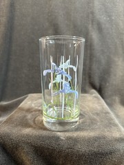 Corelle Shadow Iris Set Of 3 Vintage 12 Ounces Tumblers Glasses 5.5” High