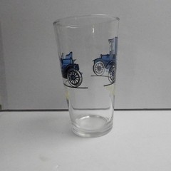 Buick 1910 Oakland 1911 Cup Hazel Atlas Classic Car 12 oz Barware Glass Tumbler