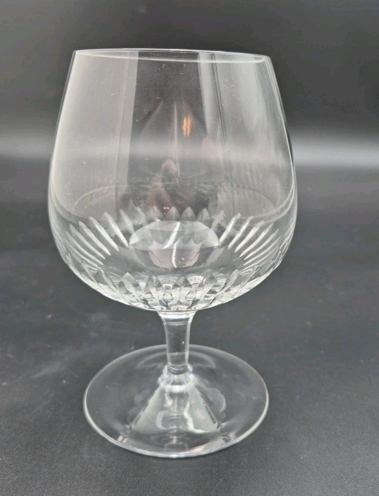 Rogaska Crystal Milan Brandy Glass Snifter 5.25″ Tall Made In Slovenia