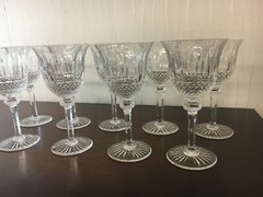 22 Tommy Crystal Wine Glasses Model From Saint Louis H: 17 Cm (Price Per Unit)