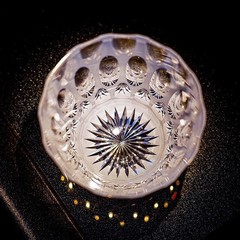 Creative Hand Cut Whiskey Glass Pearl White Water Ripple Edo Kiriko Crystal Gift