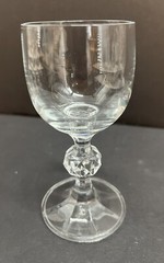 BOHEMIA CRYSTAL Czechoslovakia «CLAUDIA» Set of Six Cordial/ Liqueur Glasses