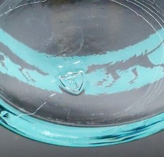 Vintage Federal Glass Equestrian Fox Hunt Highball 6″Bar Glass Blue Yellow Black