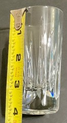 Reed & Barton Soho Sparkling Lead Crystal Vodka Tequila Liqueur Shot Glasses