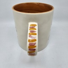 Anthorpologie + Hotel Magique Le Soleil Sunburst Coffee Mug Glass Brown Orange