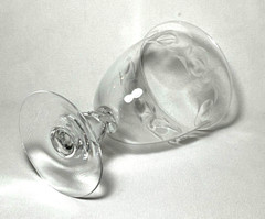 HEISEY ~ Vintage Fine Crystal 10 Oz. WATER GOBLET (Moonglo, Stem 5040)