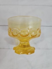 Vintage Tiffin Franciscan Madeira Cornsilk Yellow Goblet Champagne/Sherbet Glass
