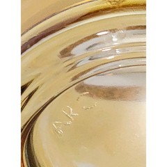8 Vintage MCM 24k Amber Stained Glass Juleps Juice Sm Tumbler ARC FRANCE