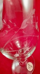 NEW Princess House Heritage #450 Parfait Hurricane Dessert Glasses Set of 4 NIB