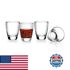 Mikasa Napoli Double Old Fashioned Whiskey Glasses 11.8 oz Set of 4