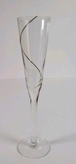 Gold Swirl Champagne Flute 9.5″ Tall (K114)