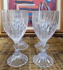 Mikasa Park Lane Full Lead Crystal Glasses SN101/003 Set of 4, In Box