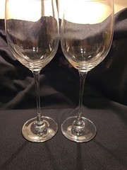 Lenox Tuscany Classics ????Crystal Wine 9 1/2″ Stems – Set of 2 Marked Lenox