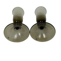 Diane Von Furstenberg Amber Smoke High Rise Champagne Flutes Set of 2
