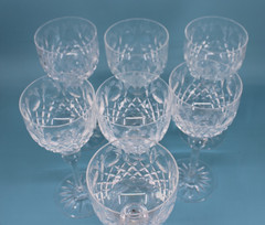 Rogaska Crystal Wine Glasses Lot of 7 8″