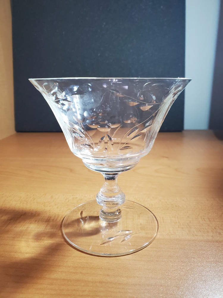 Vintage Wine Dessert Glasses 6 piece set
